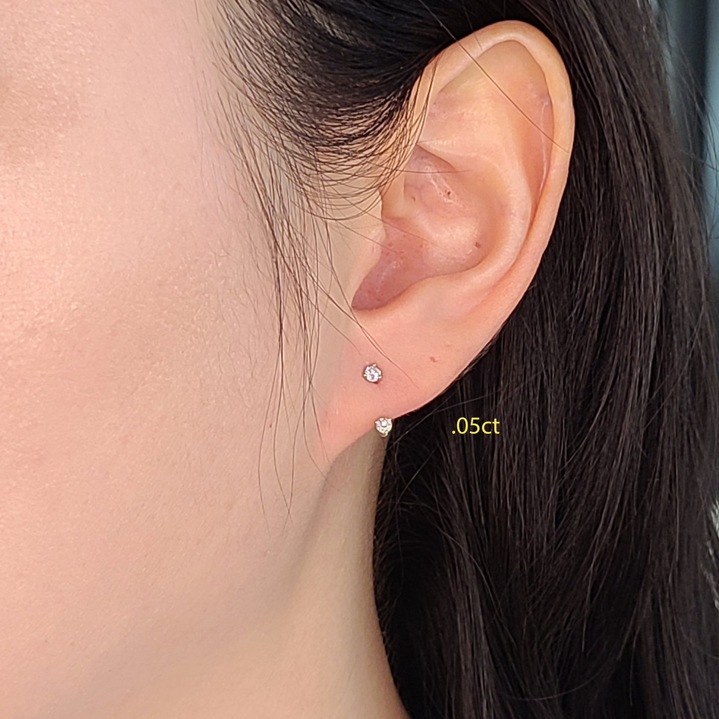Natural Diamond Jacket Earring/Three Prong Set Diamond Earring/Ear Jacket Earring/Jacket earring only/Diamond Jacket Single or Pair Earrings
