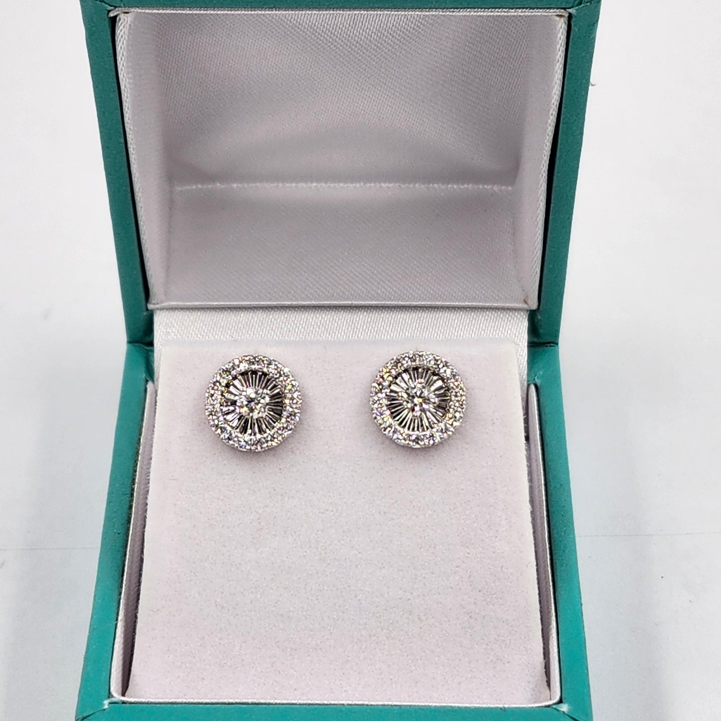 18K Gold Natural Diamond Stud Earrings: 14K gold Handmade Dainty Stud Earring - Anniversary gift