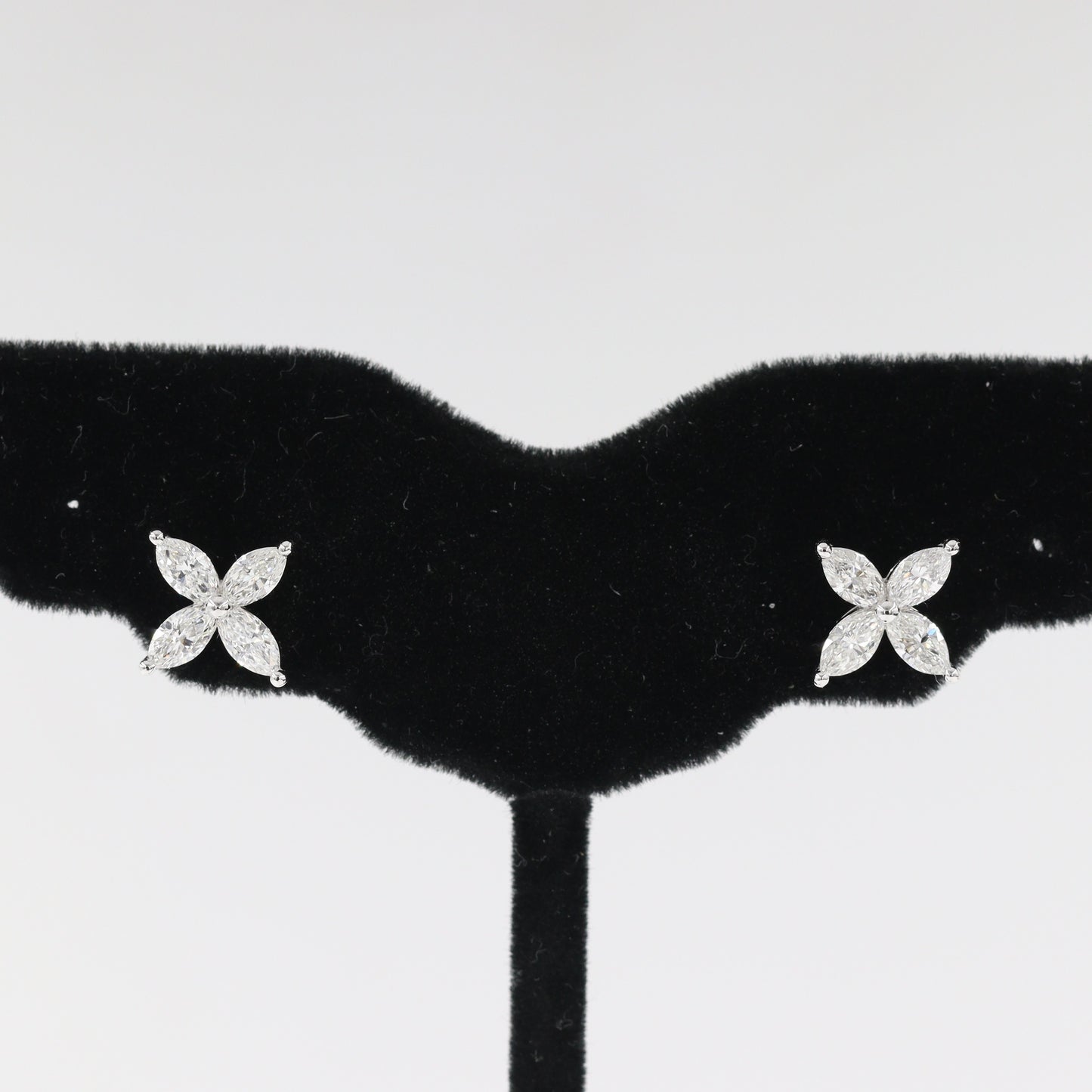 Marquise Diamond Stud Earring/Total 1ct Marquise Natural Diamond Stud Earrings/Tiny Marquise Earring/Diamond Stud Earring /Anniversary gift