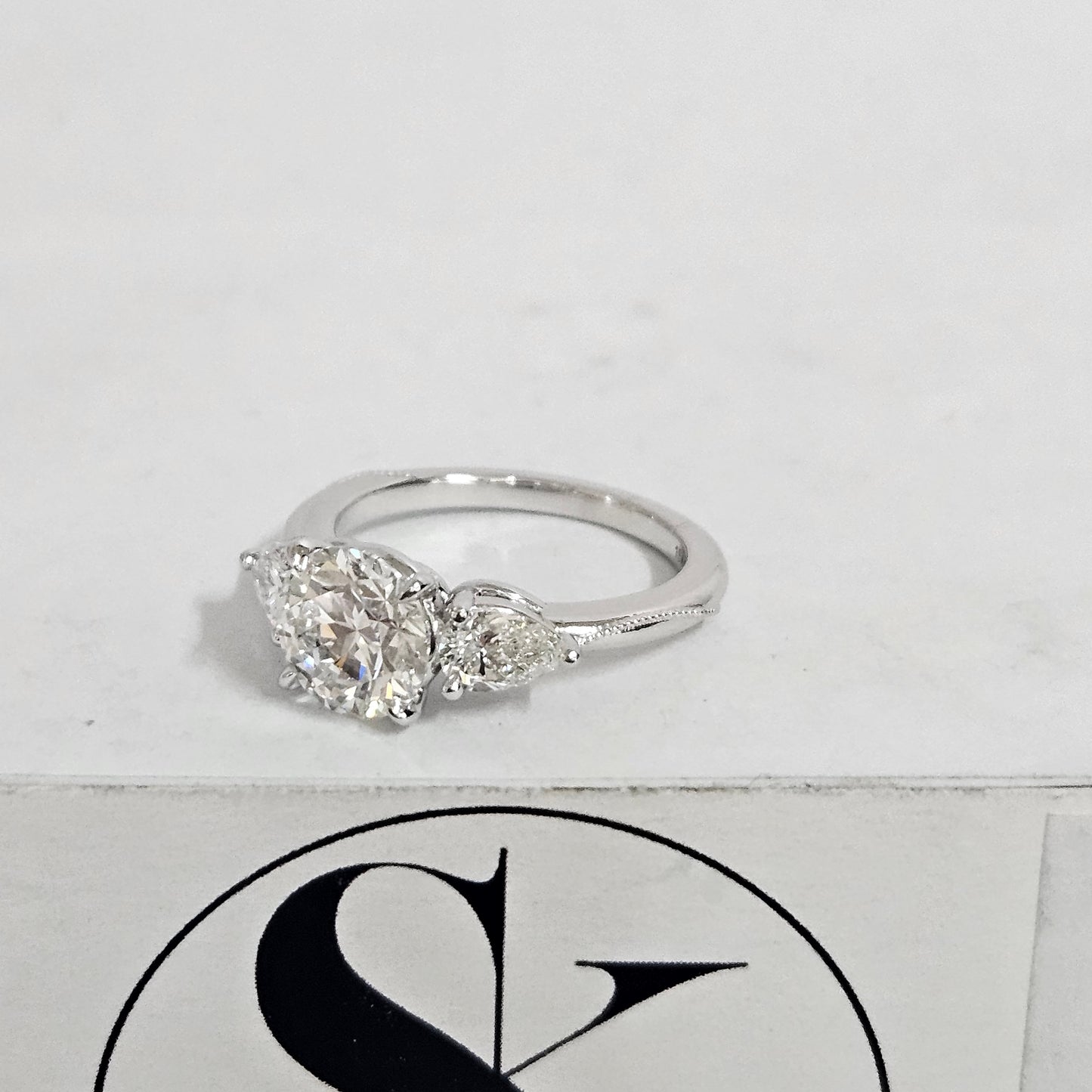 2.4ct Diamond Engagement Ring /14K,18K gold  Stackable 1.8ct IGI Certified Lab Grown Diamond  Engagement Ring / Anniversary gift