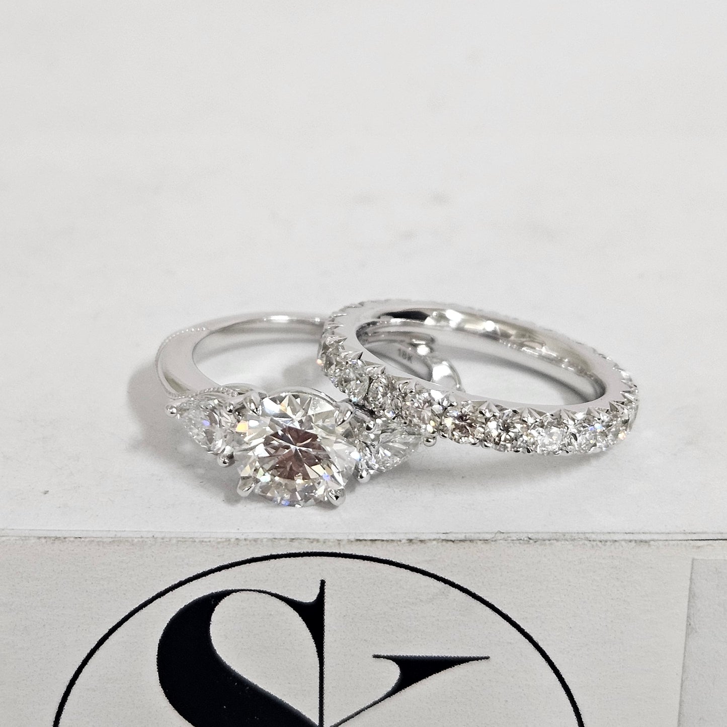 2.4ct Diamond Engagement Ring /14K,18K gold  Stackable 1.8ct IGI Certified Lab Grown Diamond  Engagement Ring / Anniversary gift