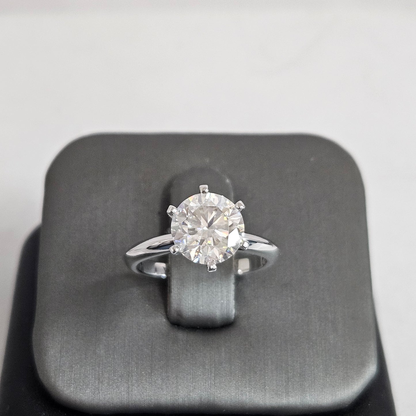 6 Prong Anniversary Ring /2.5ct  IGI Certified  Lab Diamond Brilliant Solitaire Ring/ Round Diamond Ring/Anniversary gift