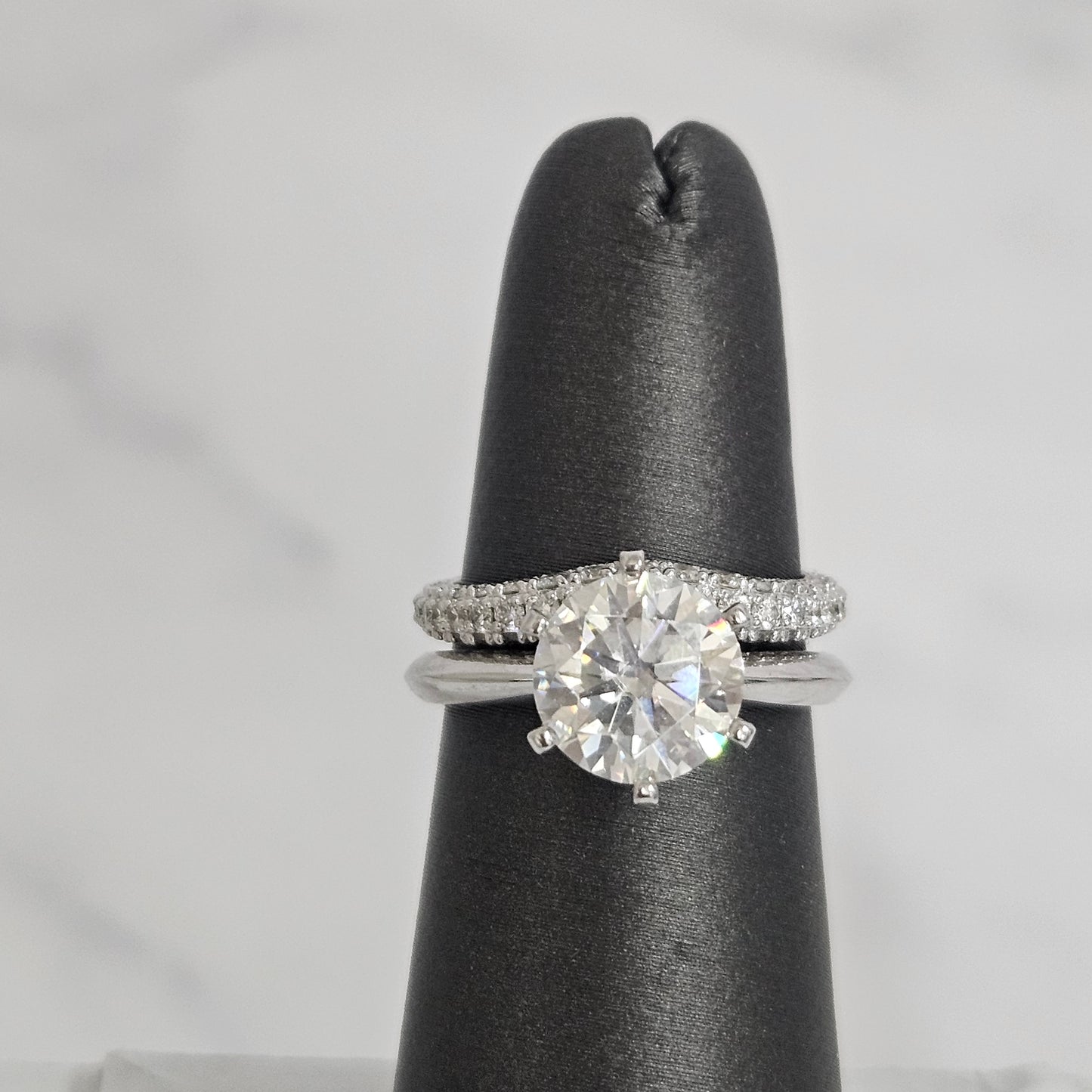 6 Prong Anniversary Ring /2.5ct  IGI Certified  Lab Diamond Brilliant Solitaire Ring/ Round Diamond Ring/Anniversary gift