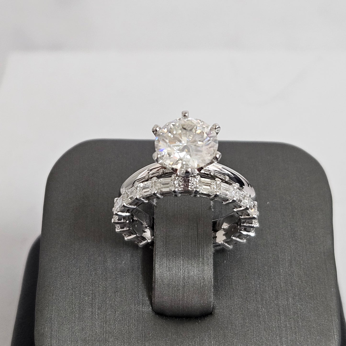 6 Prong Anniversary Ring /2.5ct  IGI Certified  Lab Diamond Brilliant Solitaire Ring/ Round Diamond Ring/Anniversary gift