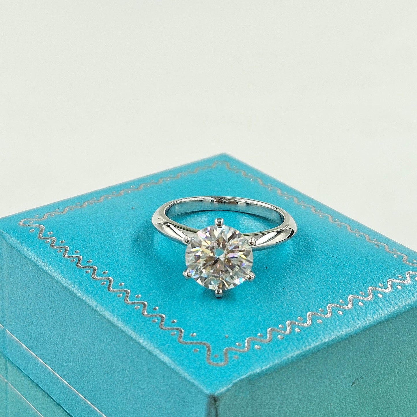 6 Prong Anniversary Ring /2.5ct  IGI Certified  Lab Diamond Brilliant Solitaire Ring/ Round Diamond Ring/Anniversary gift