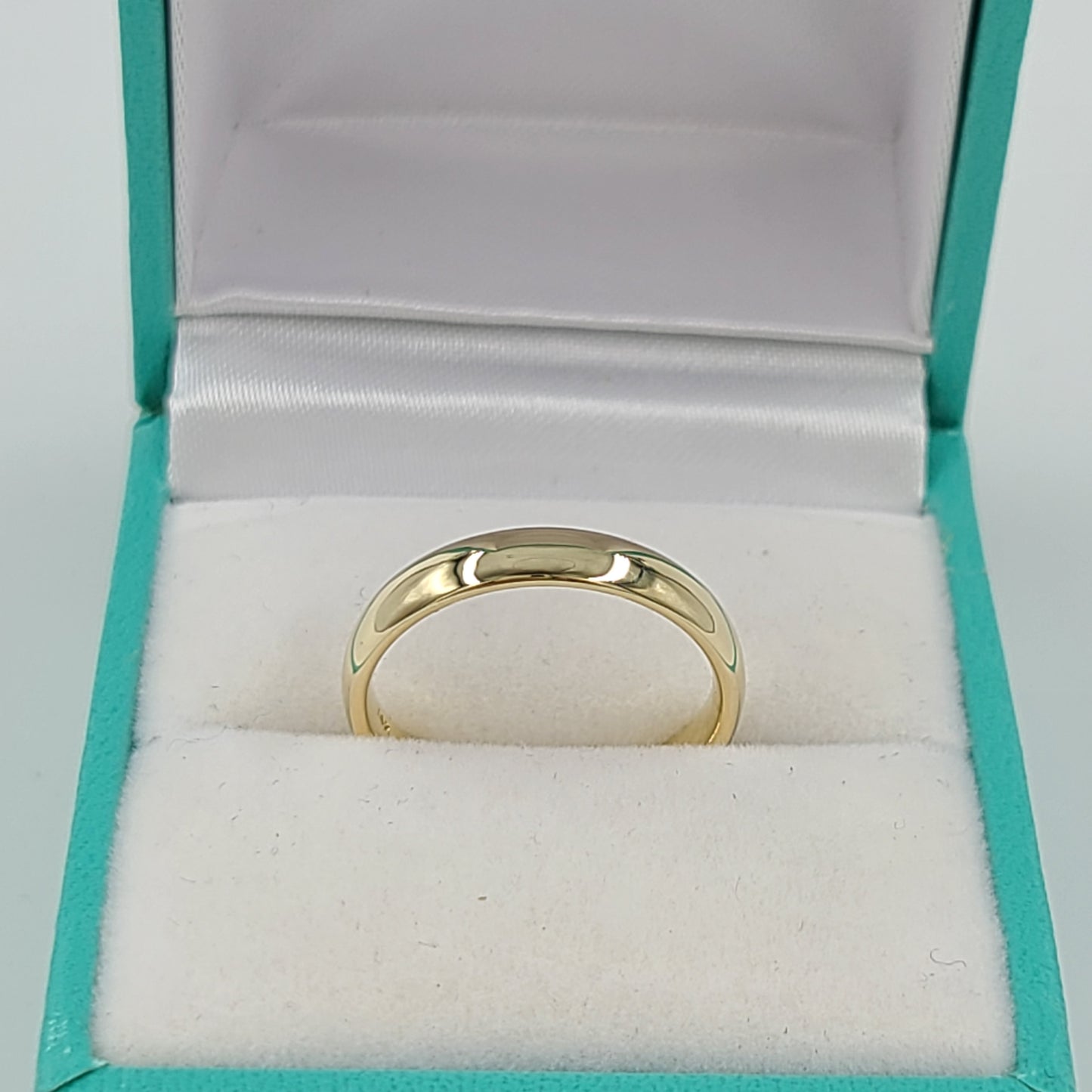 14k Gold Wedding Band 3.5mm: Dainty Promise Ring - Anniversary Gift