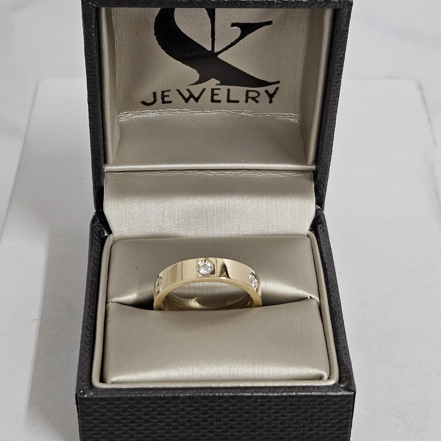 Sean's handmade custom order ( Half Diamond Band )
