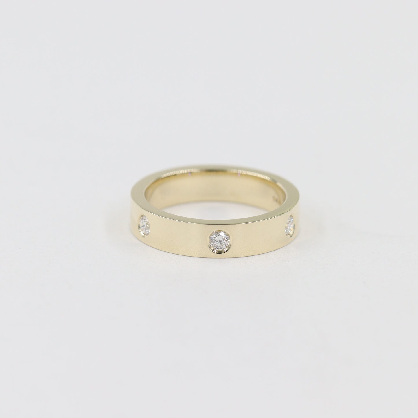Sean's handmade custom order ( Half Diamond Band )