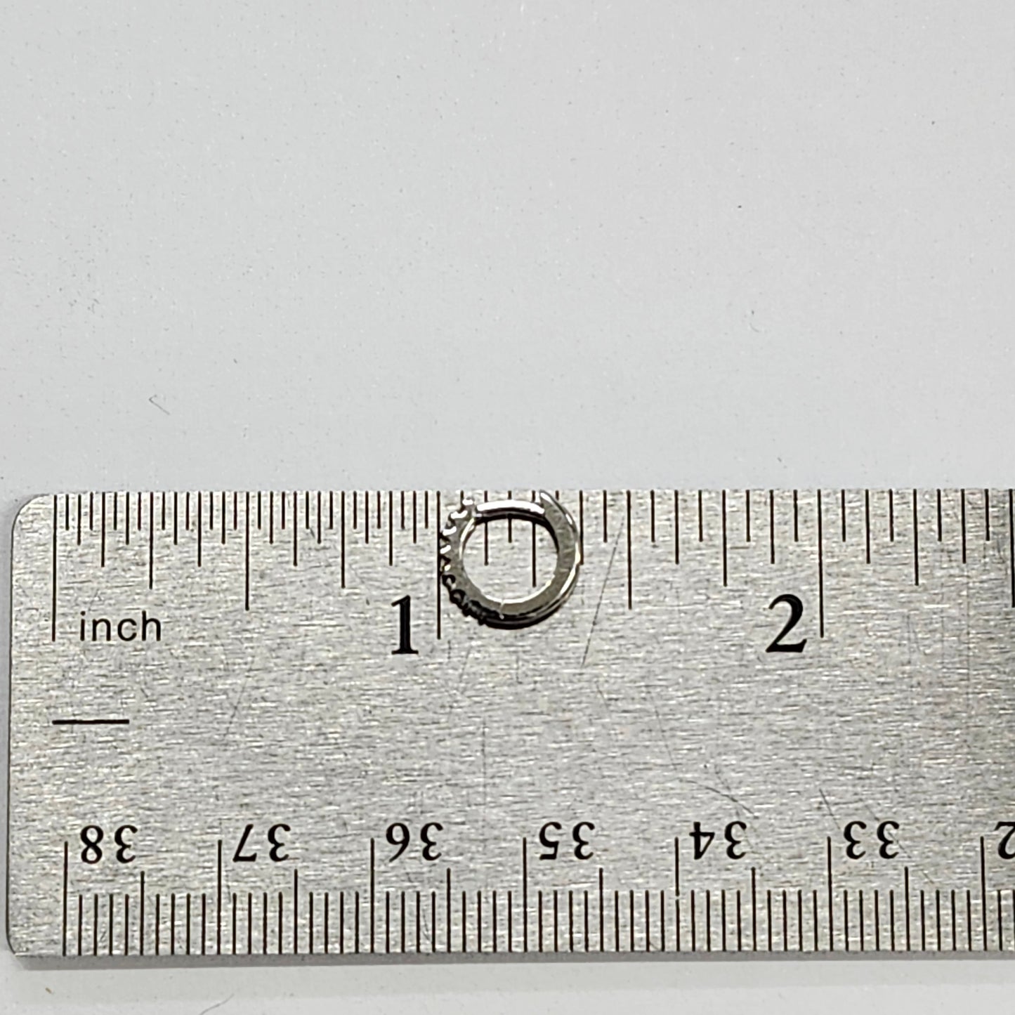 Natural Diamond Mini Hoop Earrings: 14K Gold Diameter 8.5mm,9.5mm.10mm Hoop Earrings - Anniversary gift