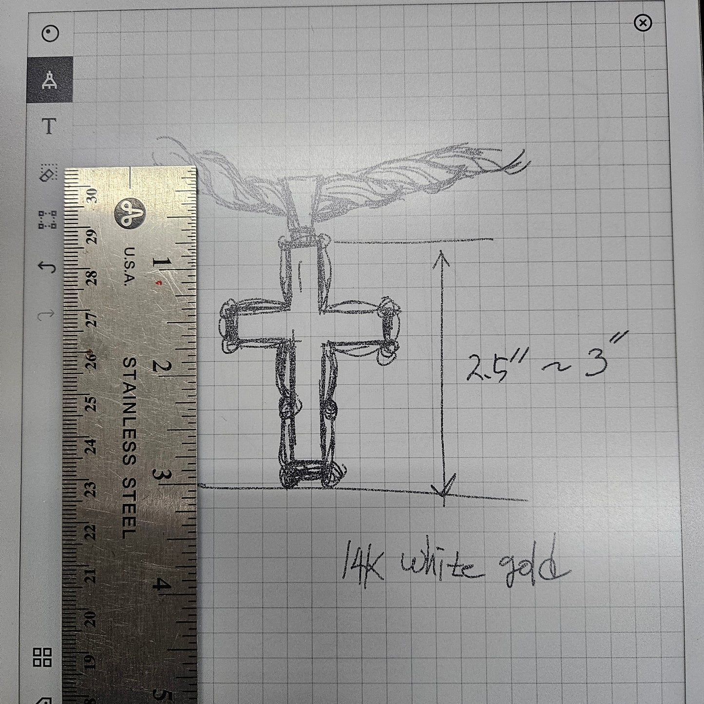 Sean's handmade custom order ( Gold Pendent )