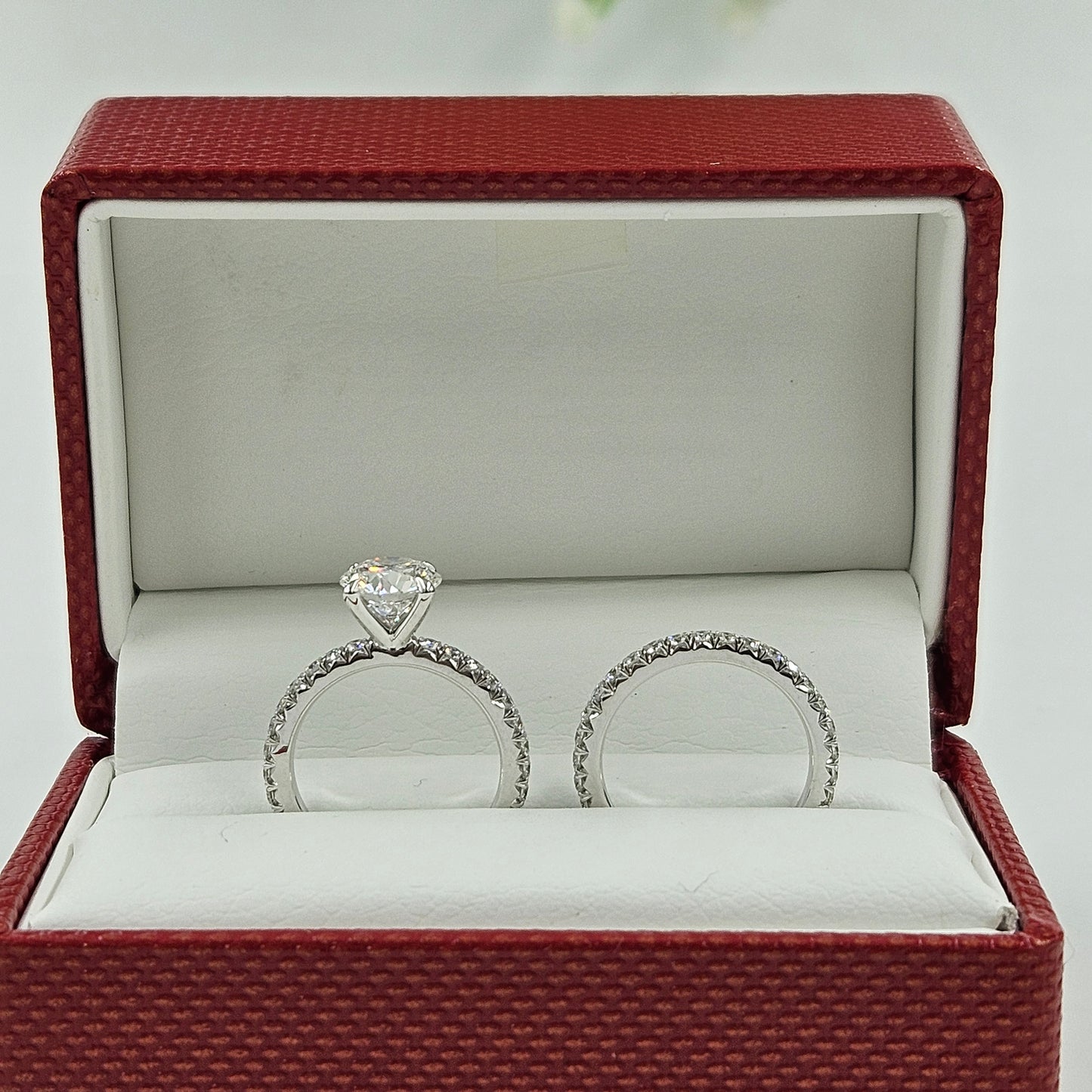 Full Eternity French Pave Natural Diamond Band/Stackable French Pave wedding Ring/Full Eternity French Pave Width 2.0mm Band/Gift for her