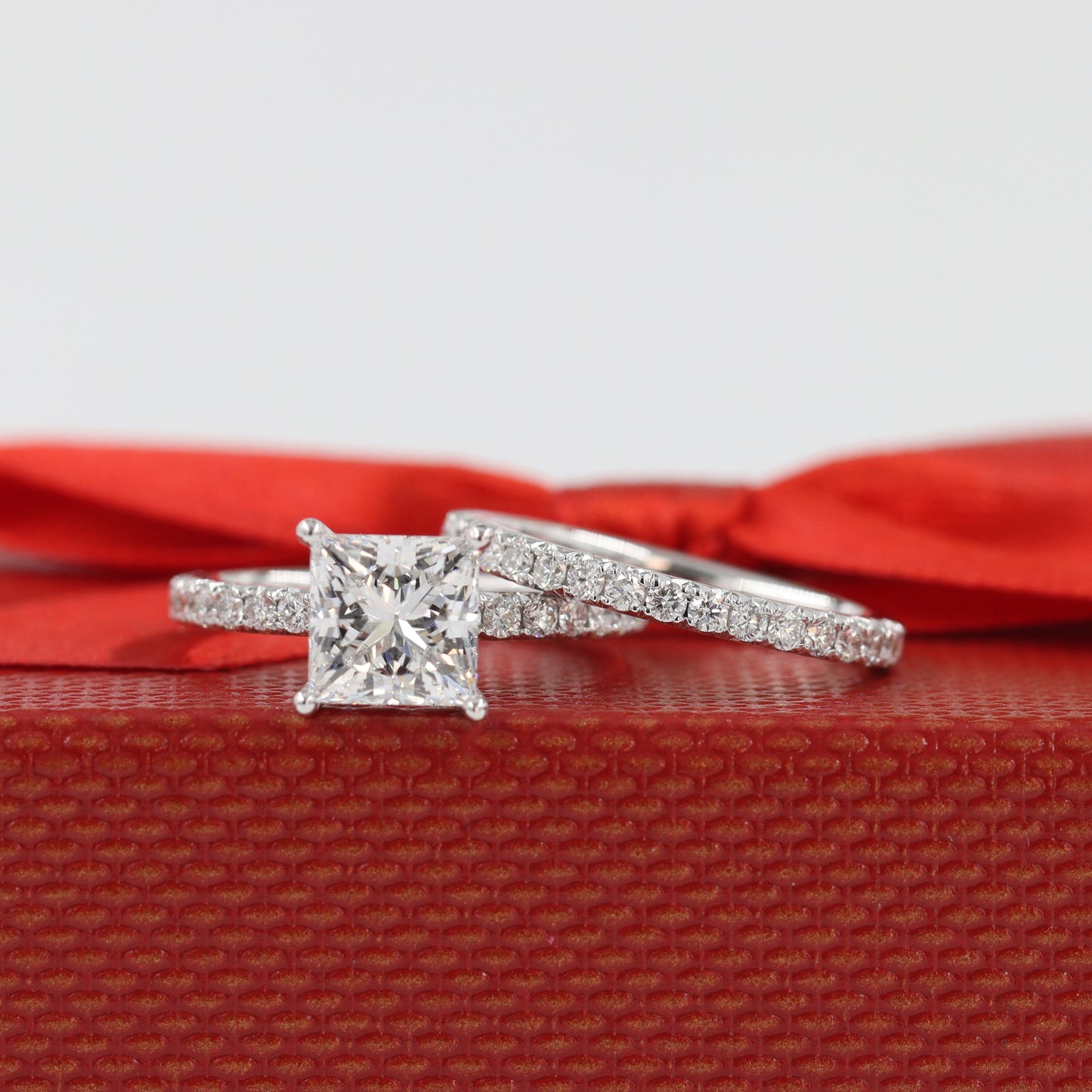 Half Eternity French Pave Natural Diamond Band/Stackable French Pave wedding Ring/Width 2.0mm Half Eternity Diamond Band/Anniversary Gift