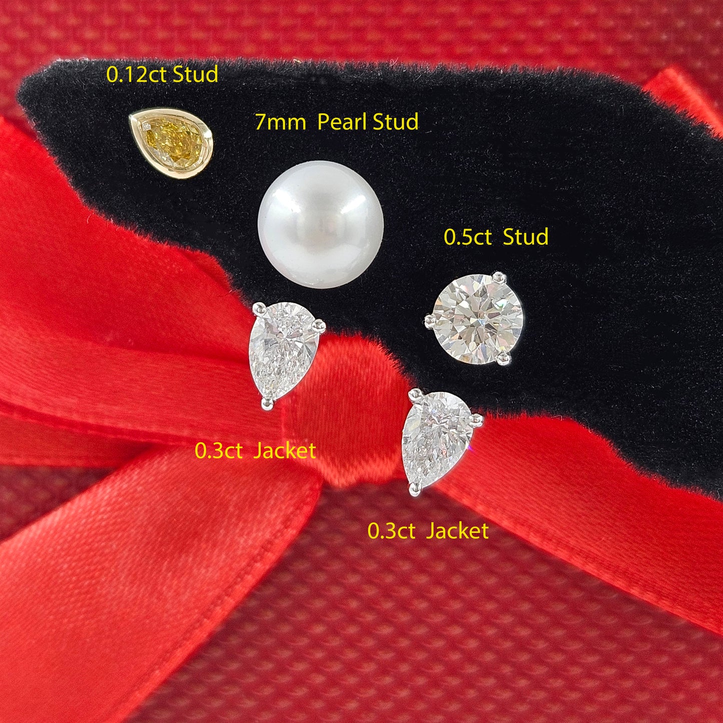 Freshwater Pearl Stud 7mm Stud Earring/anniversary gift