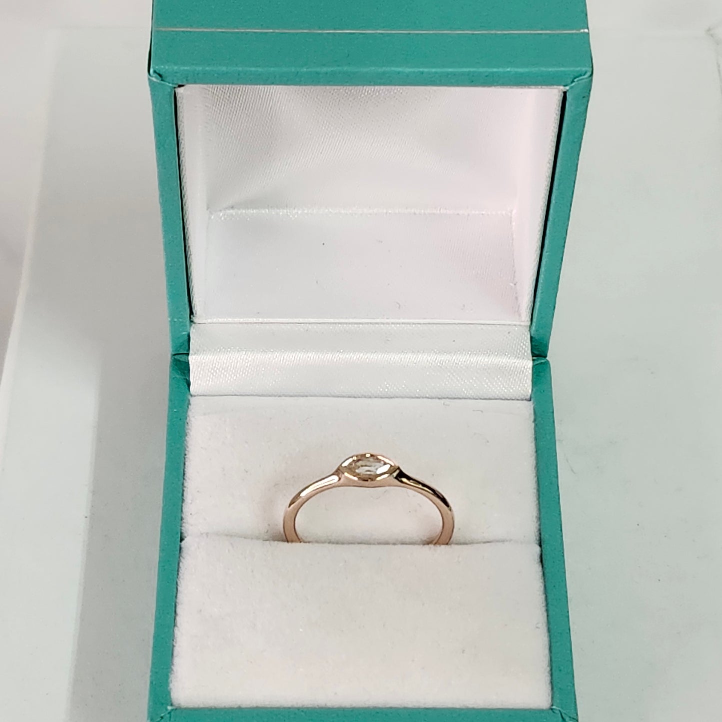 Lab Diamond Solitaire marquise Band/marquise Lab Diamond Bezel Ring /marquise Diamond Ring/Stackable Ring/Gift for her