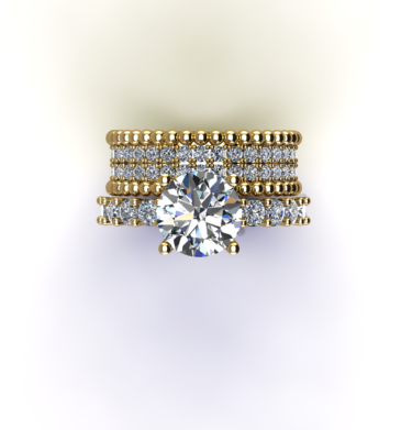 Sean's handmade custom order ( Melissa Engagement Ring )