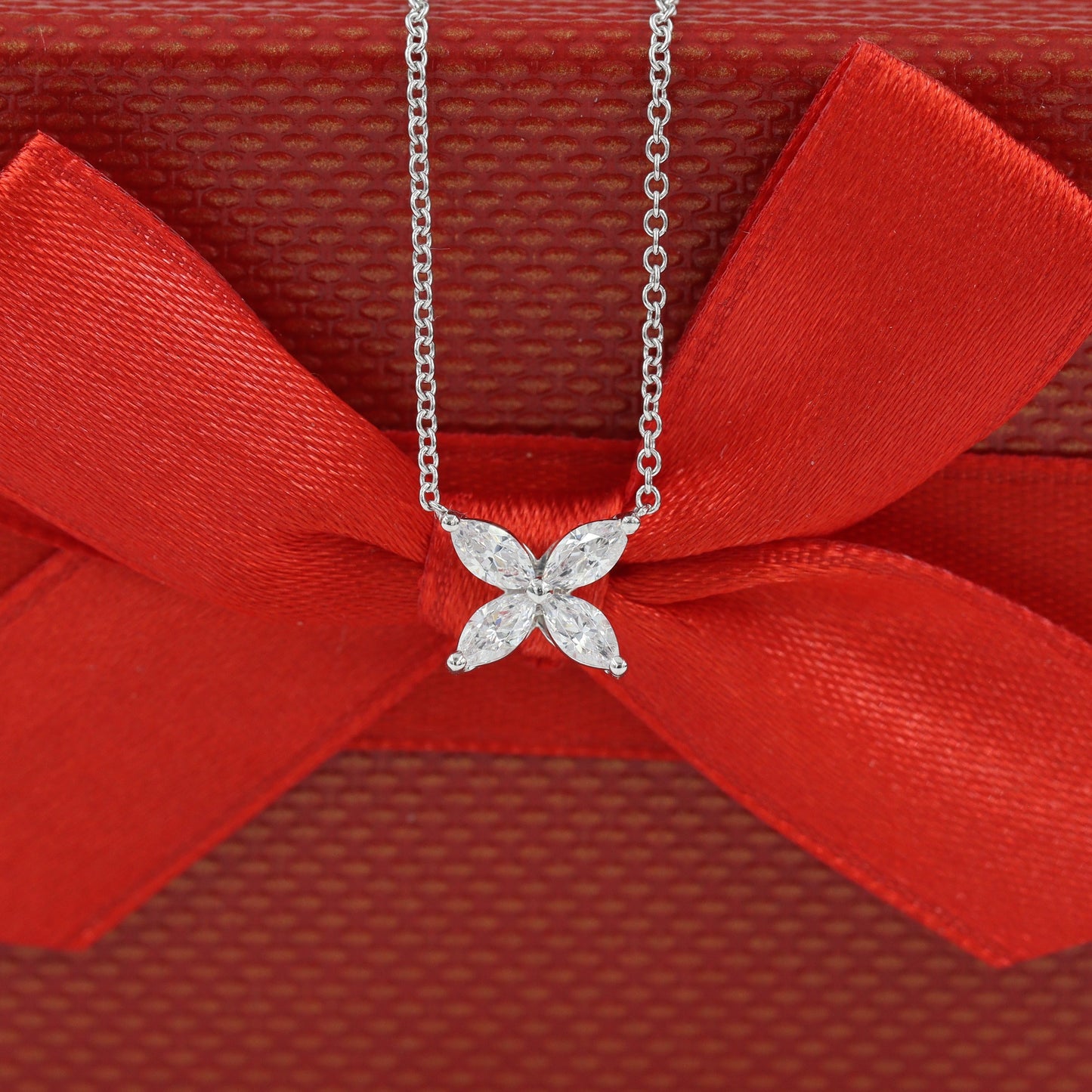 Marquise Diamond Pendant/Butterfly Pendant/Unique Necklace/Natural Diamond Butterfly Necklace/Diamond Necklace/Gift for her/Anniversary Gift