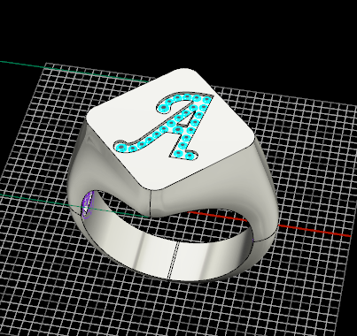 Sean's handmade custom order ( Men pinky Ring)