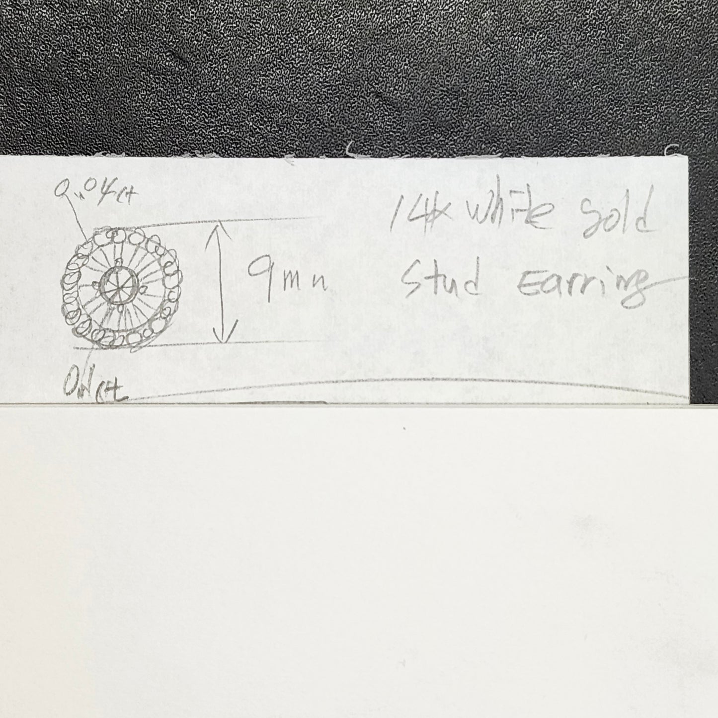 Sean's handmade custom order ( Stud Earrings )