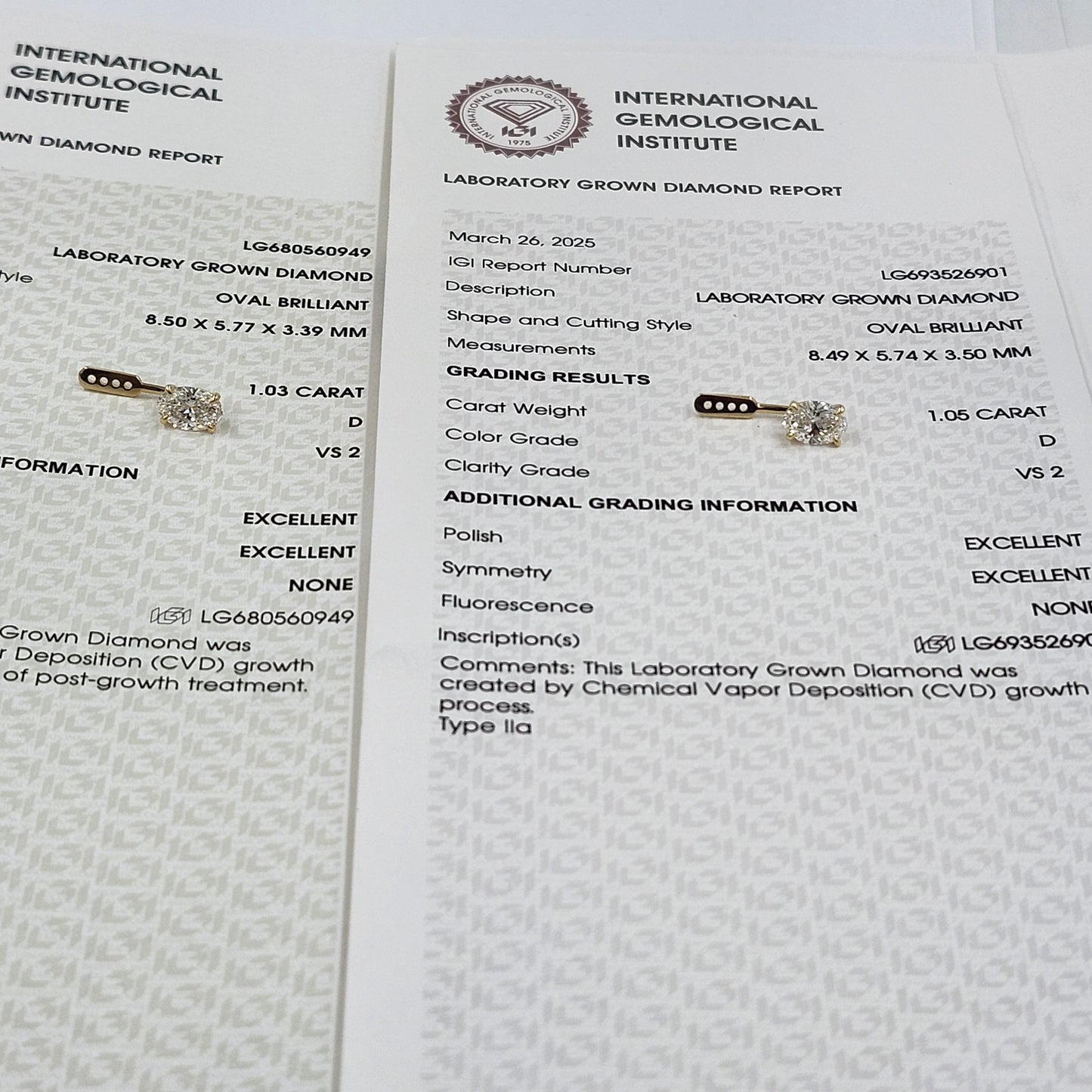 Oval Lab Diamond Jacket Earring/ Four Prong Diamond Jacket Earring/ Jacket earring only / Single or Pair Jacket Earring/ Anniversary gift