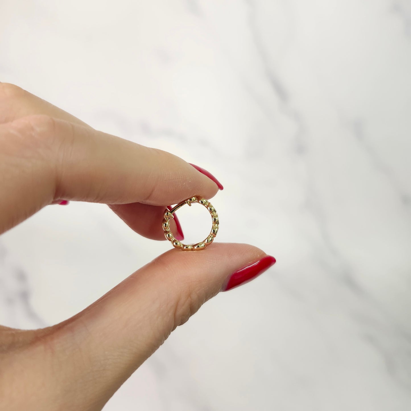 Round Diamond Bezel Hoop Earring/Natural Diamond Huggies Bezel Hoop Earring/14K gold ,18K gold Hoop Diamond Earring/Anniversary gift