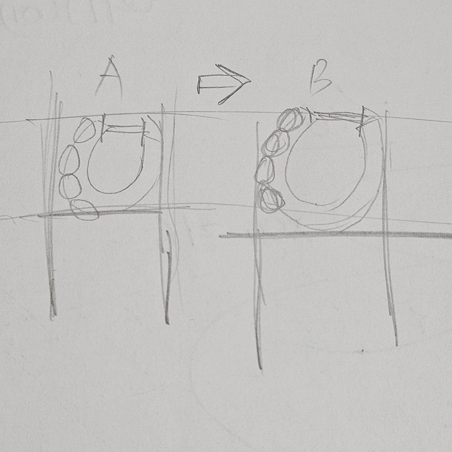 Sean's handmade custom order ( Hoop Earrings Size Upgrade )