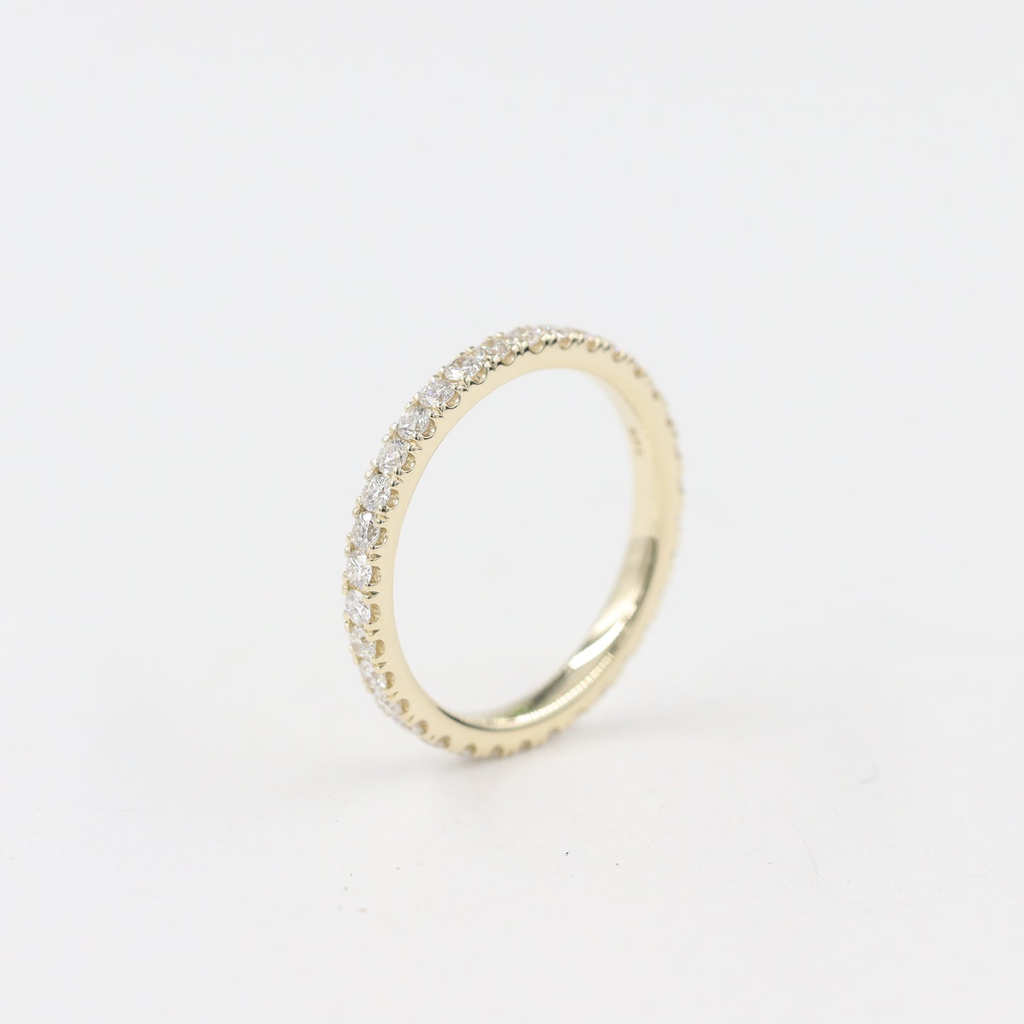 Sean's handmade custom order (Full Eternity Diamond Ring)