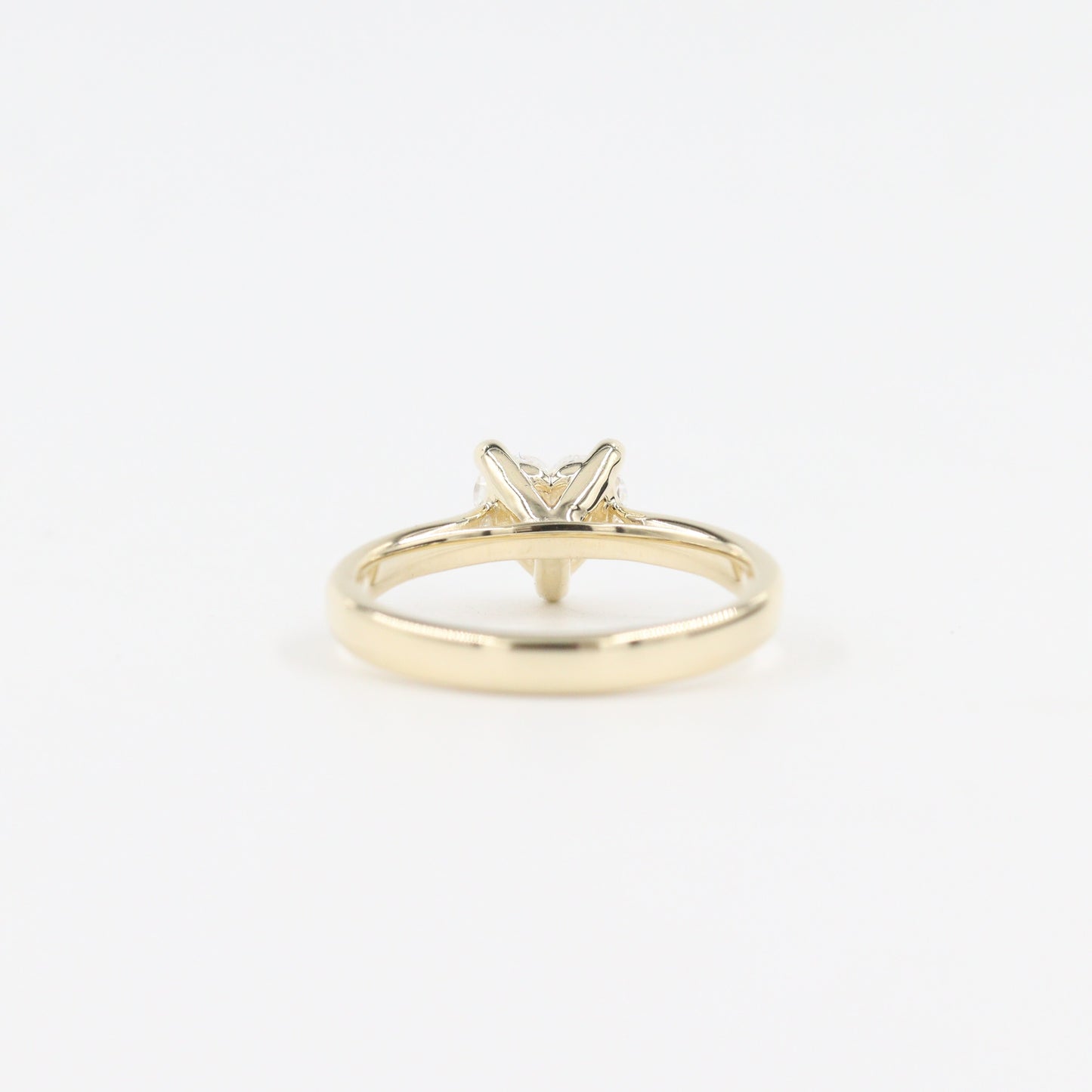 1ct Heart Diamond Ring/ Certified 1ct Heart Shape Center Stone Ring/ Unique Engagement Ring Lab Diamond/Anniversary gift