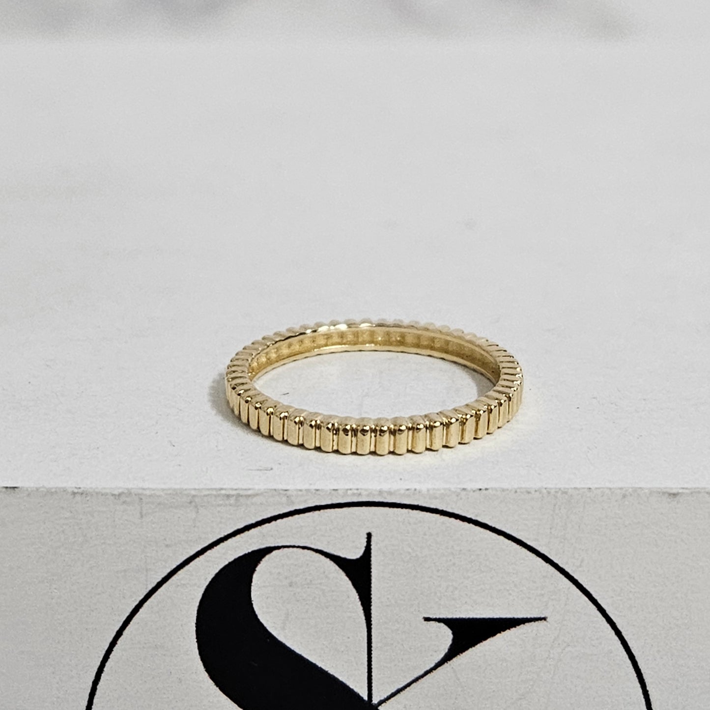 Handmade 14k Gold Band: Simple Stacking Ring (2.1mm)
