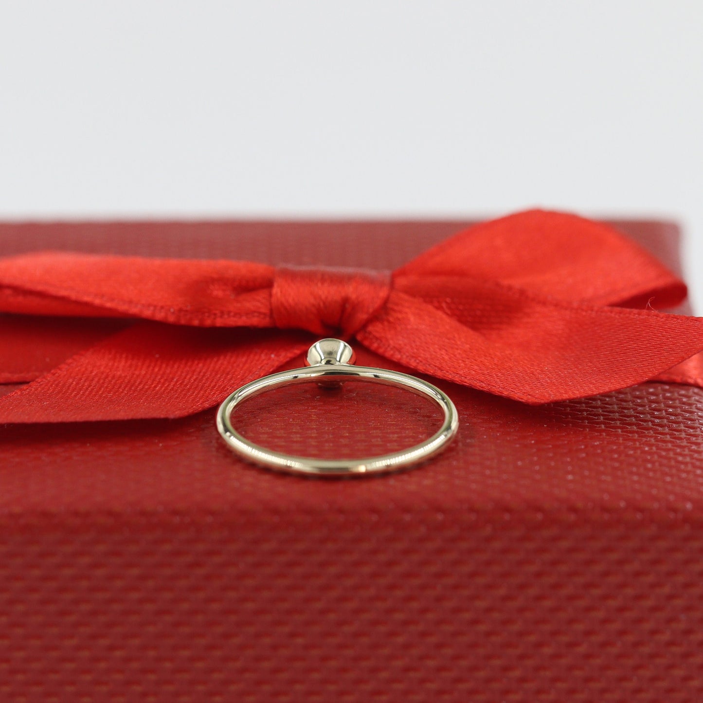 Round.03ct~ .10ct Natural Diamond Bezel Ring /Stack Diamond Ring / Single Diamond Ring/ Round Bezel Dainty Ring / Anniversary Gift