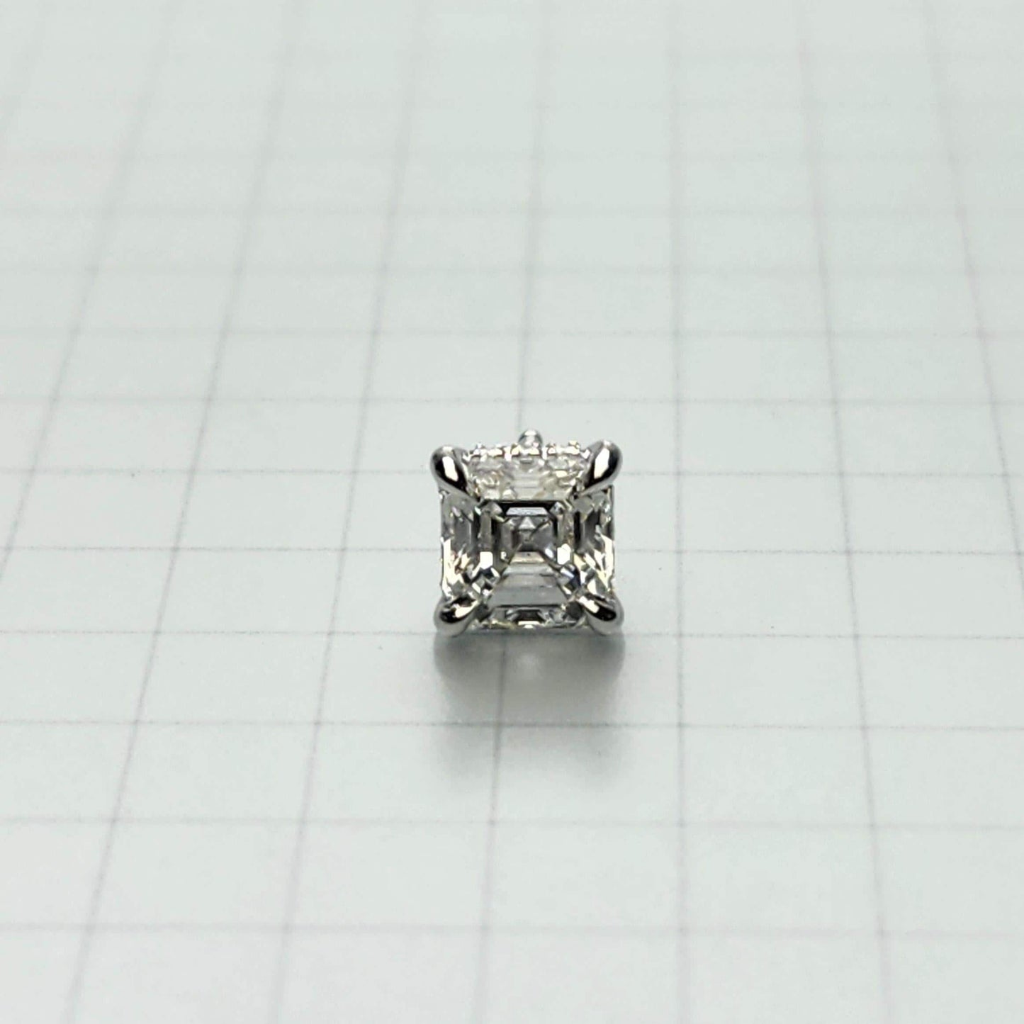 2.14ct Total Asscher Cut Diamond Stud Earrings - 14k Gold Wedding Jewelry - Anniversary gift