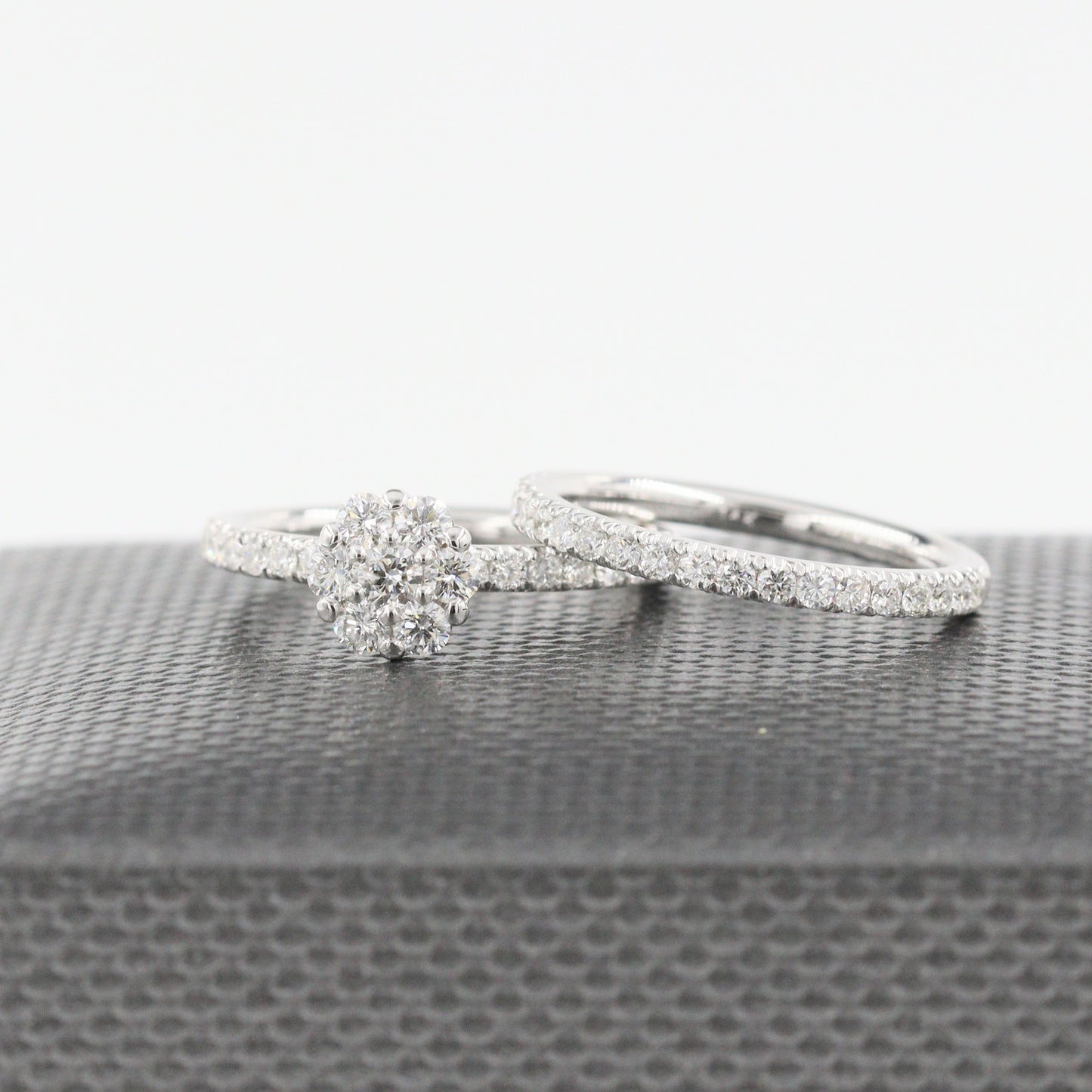 Half Eternity Diamond Wedding Band/Width 1.9mm Half Eternity Diamond Minimalist Band/Anniversary Gift/Eternity Diamond Band/Stackable Ring