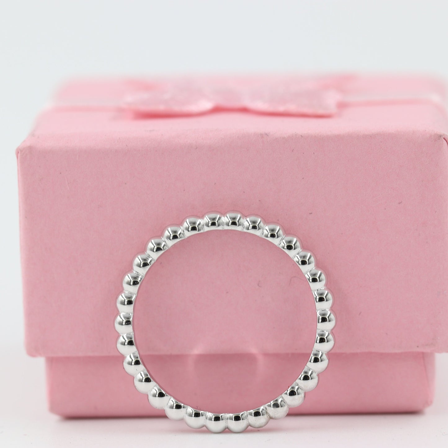 14K Gold 2.2mm Bead Ring: Handmade Stacking Perfect Matching Band for Engagement Band - Anniversary Gift