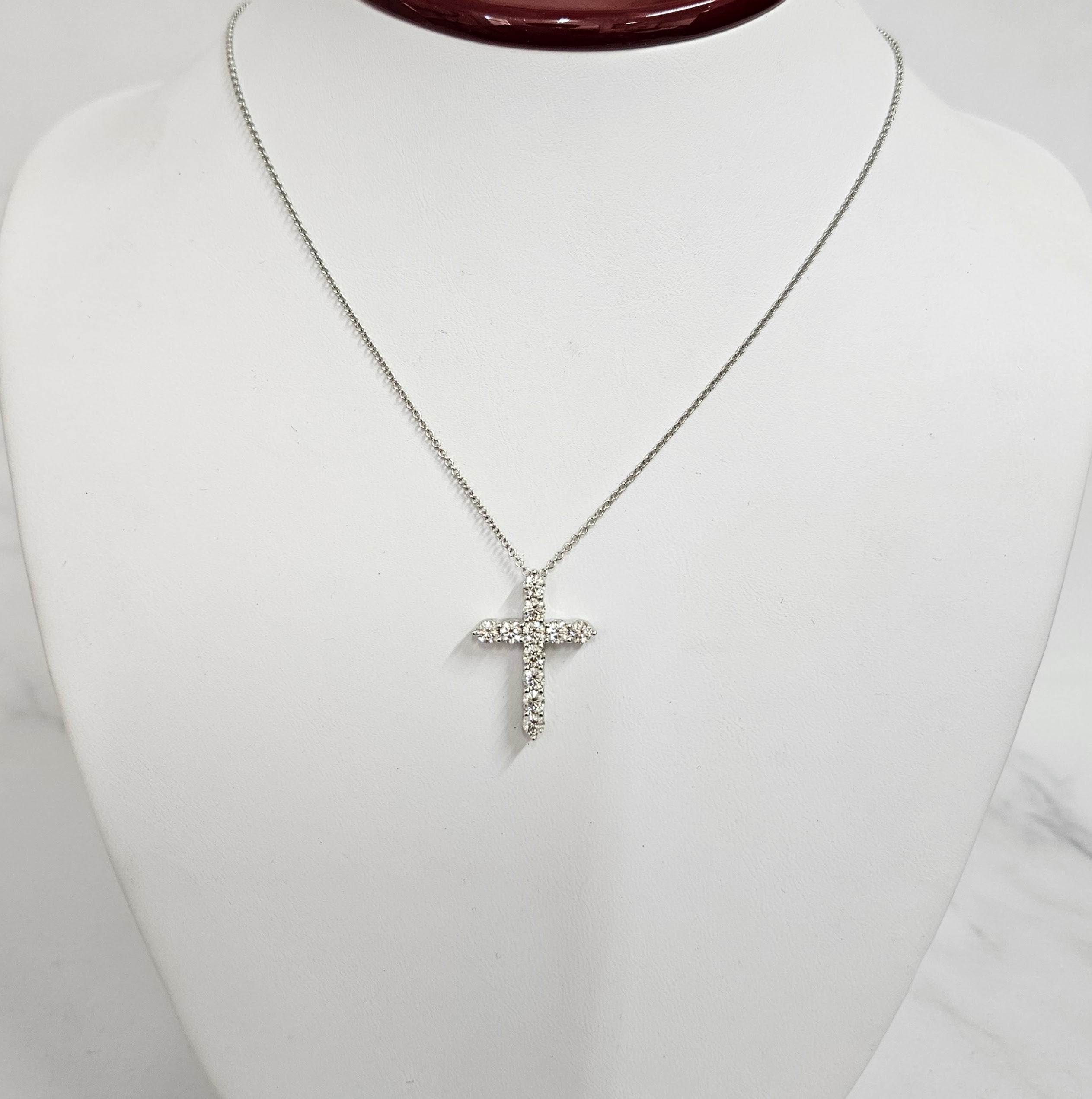 Sterling Silver 0.50ct Diamond Cross Pendant Necklace (I-J, I3-Promo) -  Walmart.com