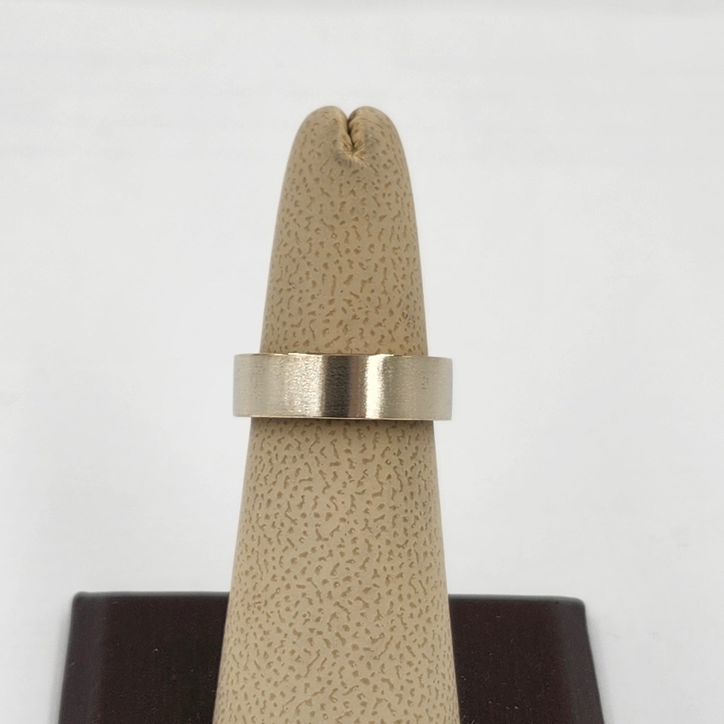 Natural Diamond Full Eternity Wedding Band - 14K Gold 5.8mm Bead- Anniversary gift