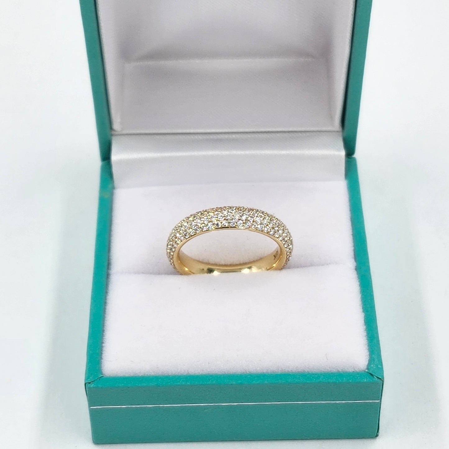 Sean's handmade custom order (Full Eternity Diamond Ring)