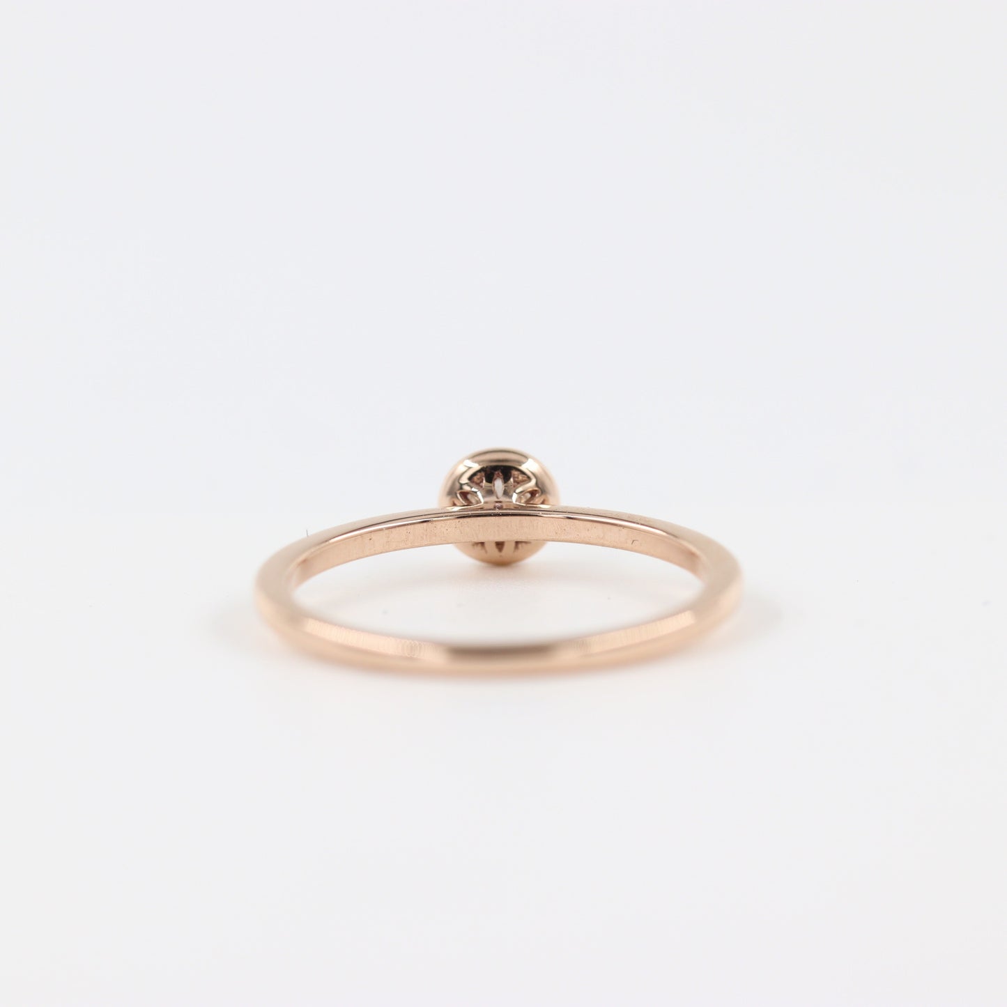 0.3ct Diamond Bezel Ring/Simple Diamond Engagement Ring/Single Natural Diamond Ring/14K gold Round Bezel Dainty Ring/anniversary Gift