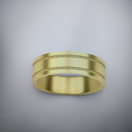 Sean's handmade custom order ( Men Wedding Band )