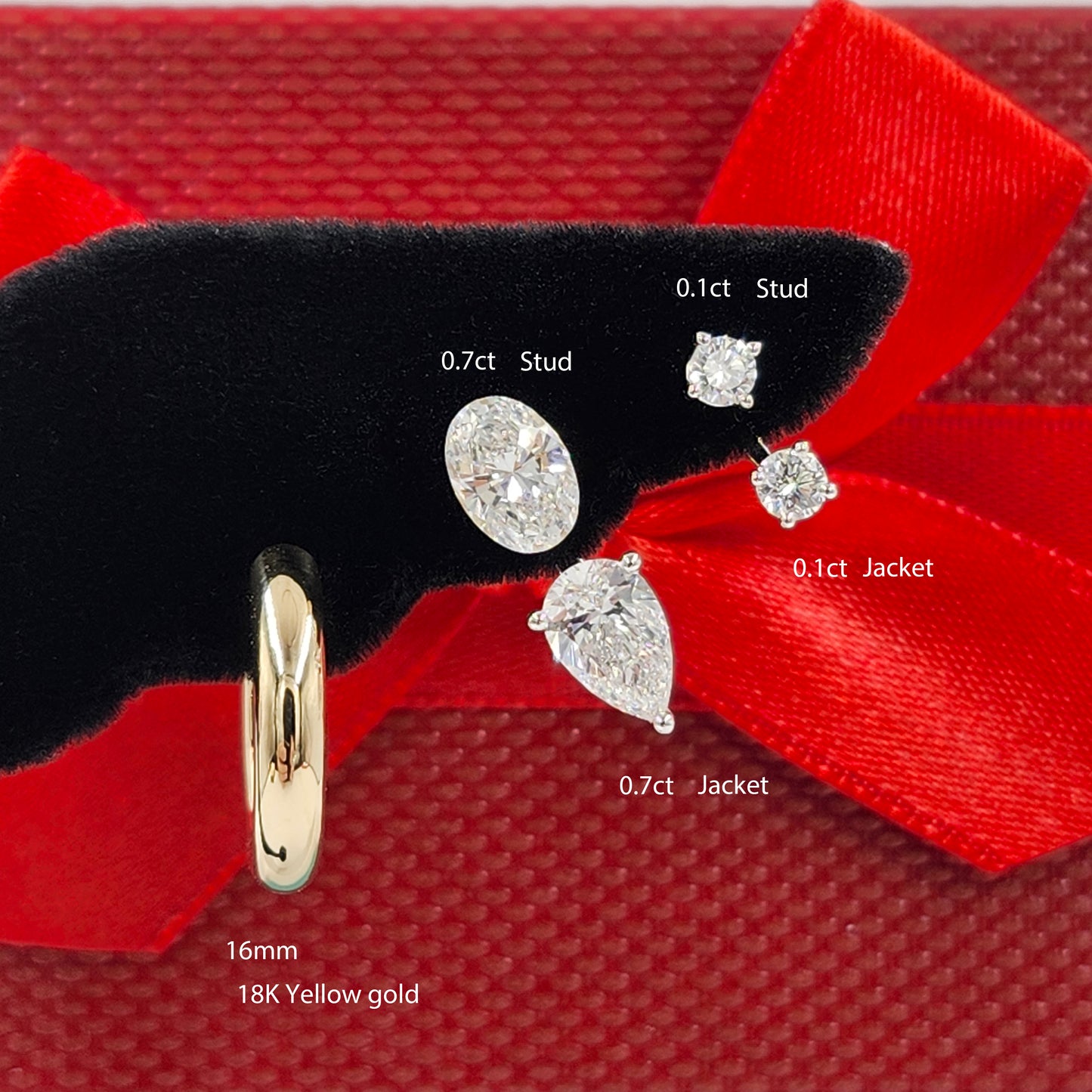 Solitaire Natural Diamond Earring/Four Prong Set Diamond Earring/Stud Earring/Solitaire Stud Earring/Dainty Simple Earring/Anniversary gift