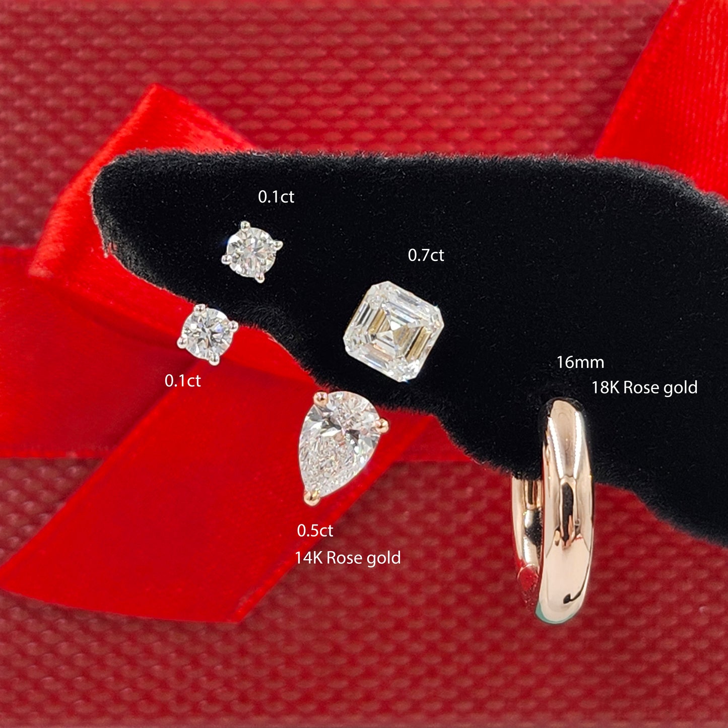 Gold  Solid Round Hoop Earrings/Men's & Women's Gold Hoop Earrings/14K-18K Gold 16mm Round Gold Hoop Earring /Anniversary gift