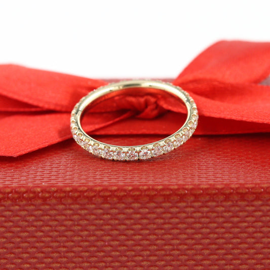 Sean's handmade custom order ( 3/4 Eternity Diamond Ring)