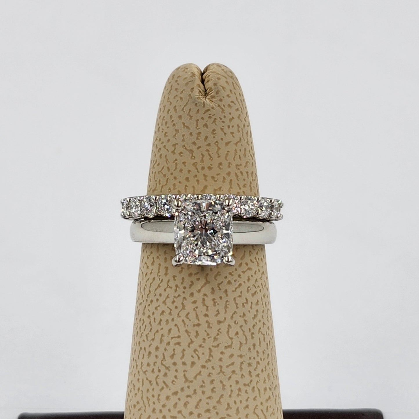 IGI Certified Cushion Cut Lab-Grown Diamond Solitaire Platinum Engagement Ring - Anniversary gift