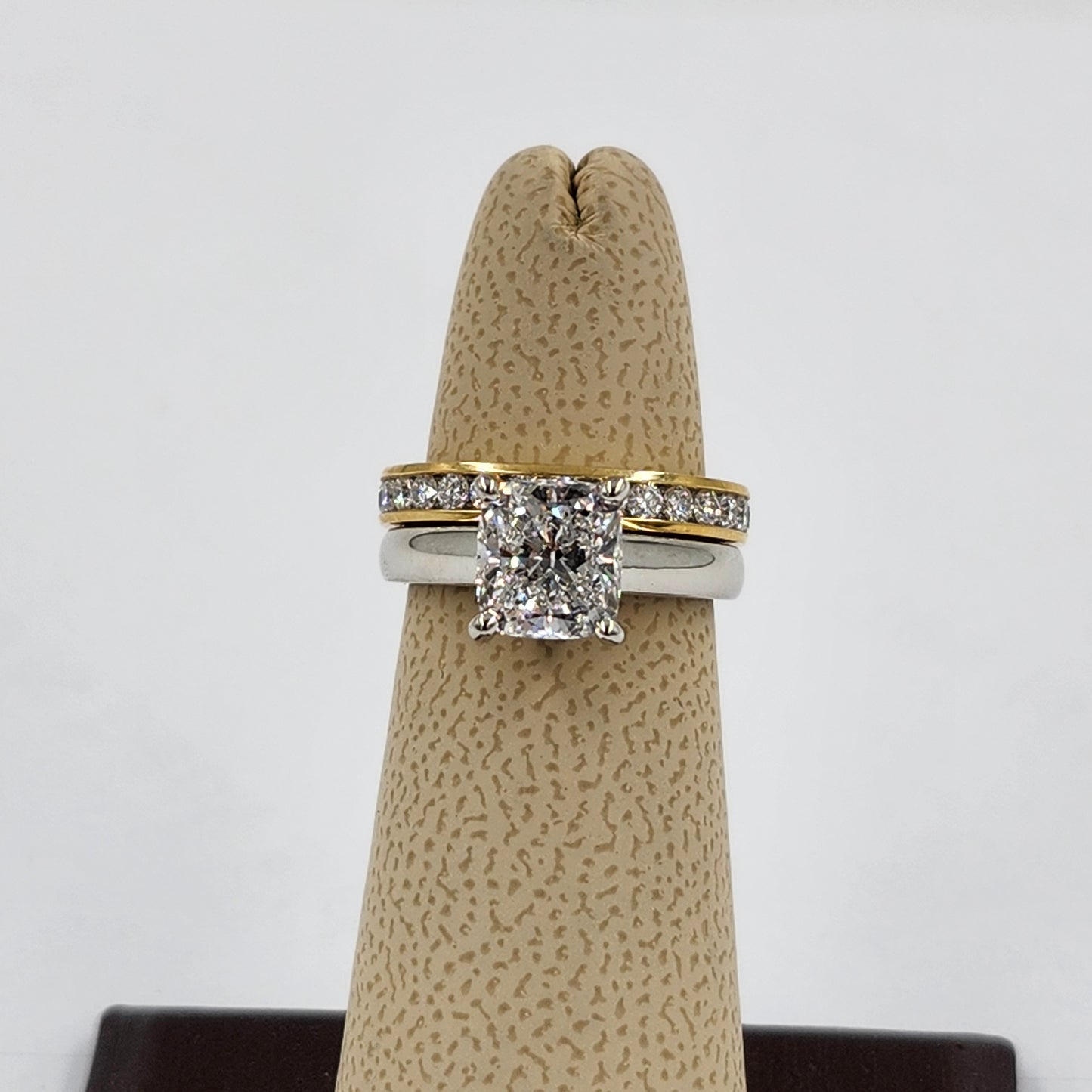 IGI Certified Cushion Cut Lab-Grown Diamond Solitaire Platinum Engagement Ring - Anniversary gift