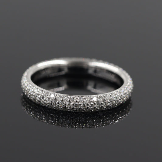 Sean's handmade custom order (Full Eternity Round Diamond Ring)