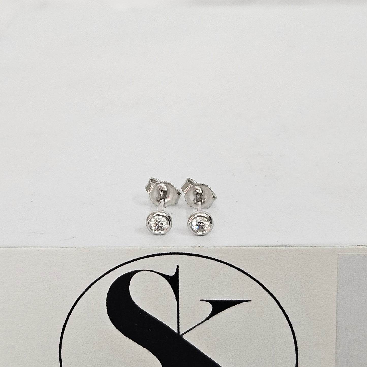 Ten Diamond Jacket Earrings / Bezel Set Diamond Earrings / Ten Diamond Jacket earring only / Natural Diamond Jacket Single or Pair Earrings(사본)