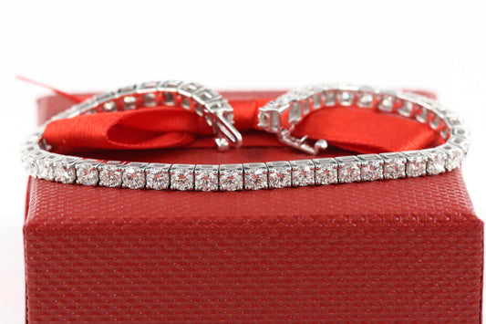 5ct Natural Diamond Diamond Tennis Bracelet / Eternity Diamond Bracelet/ Diamond Engagement Bracelet/Anniversary gift