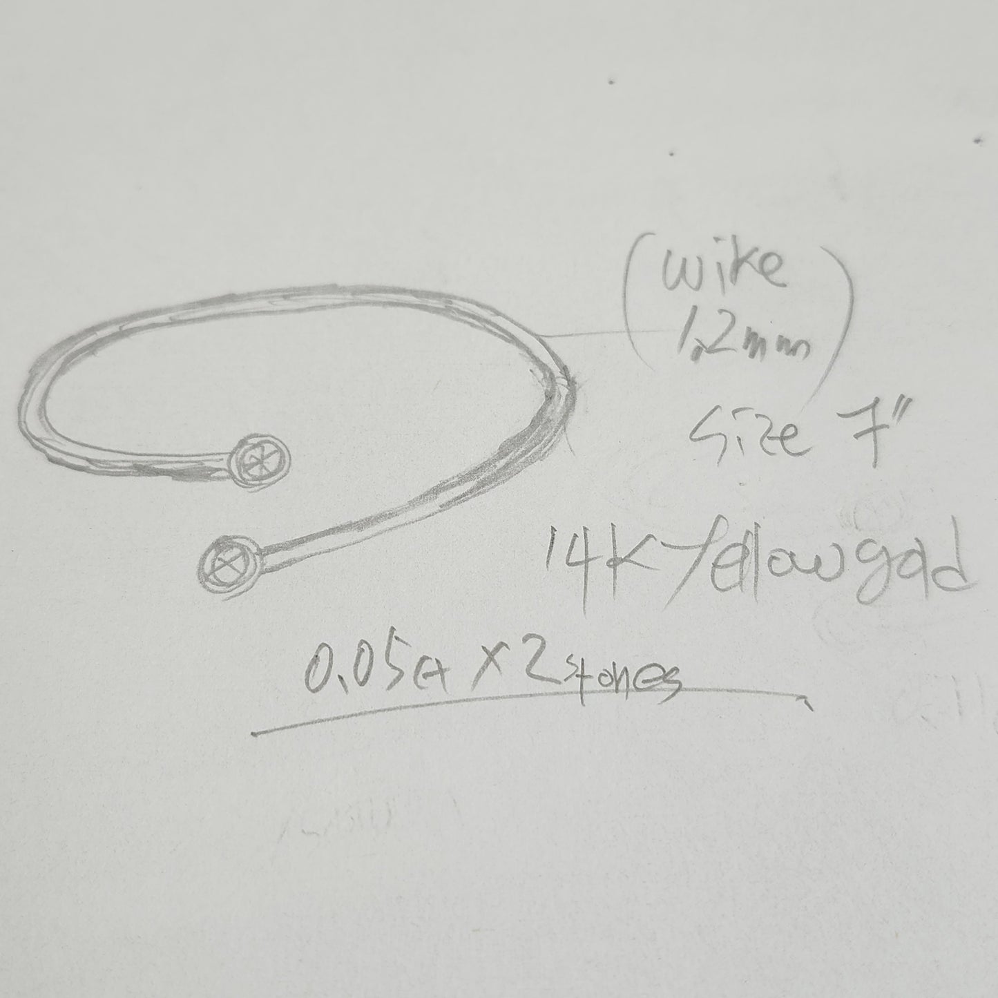 Sean's handmade custom order ( Bracelet )