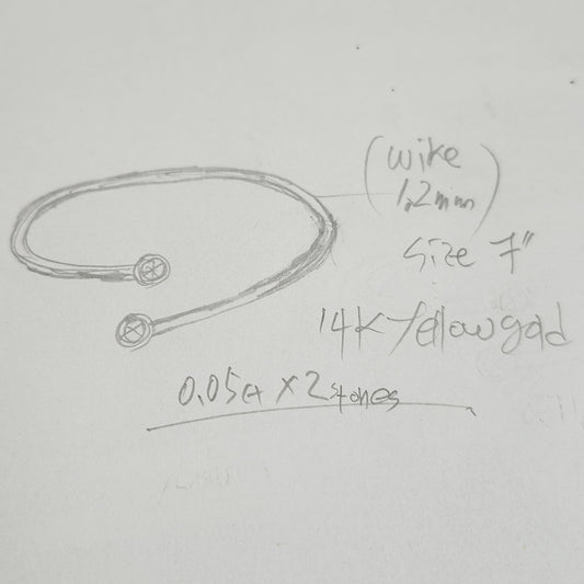 Sean's handmade custom order ( Bracelet )