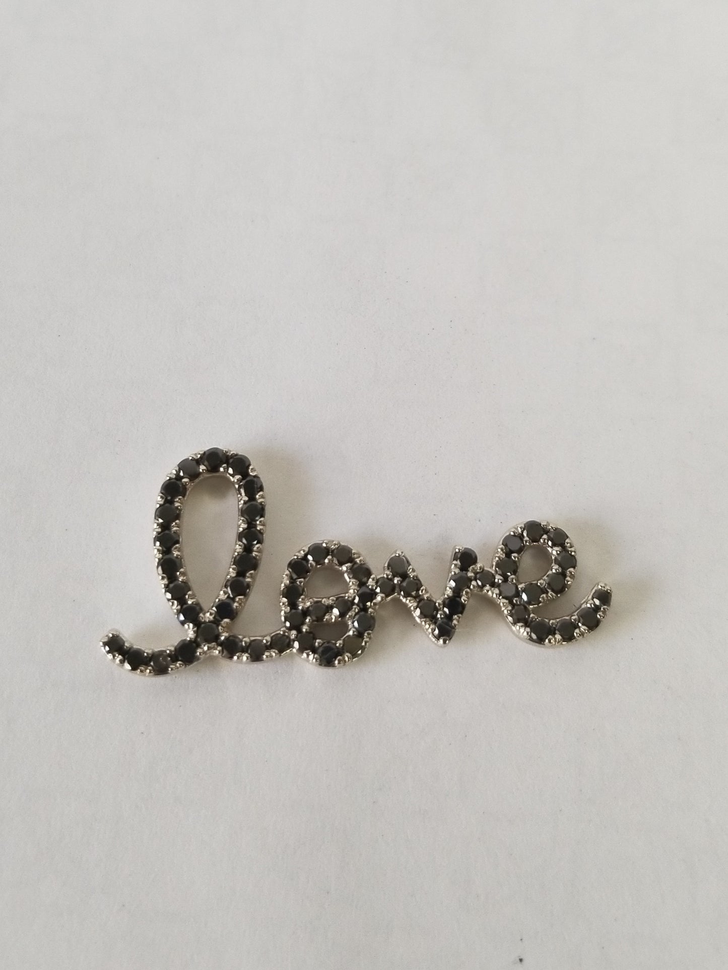 Handmade Natural Diamond Name Pendant Necklace: Custom 14K Gold Charm Pendant - Anniversary gift