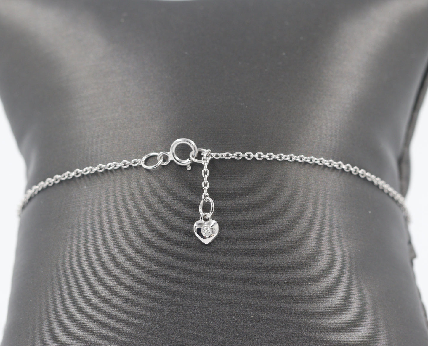Diamond Bezel Set Solitaire Bracelet/Platinum,14K ,18K gold Bezel Natural Diamond Bracelet/Diamond Bracelet/Anniversary gift