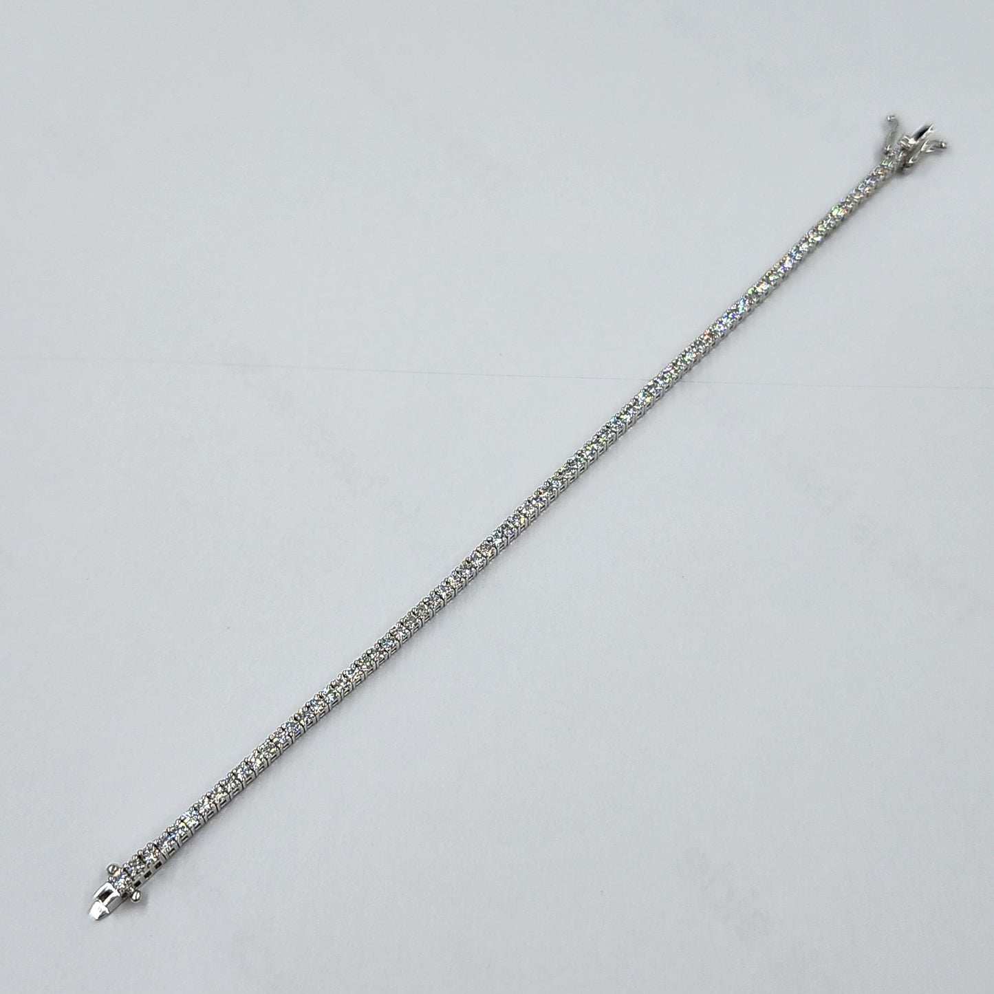 Lab Grown Tennis Bracelet / Eternity Diamond 4 Prong Tennis Bracelet / Diamond Engagement Bracelet/Anniversary gift